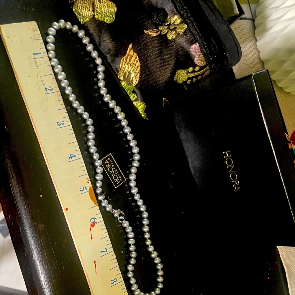 Honora Silver Pearl Necklace